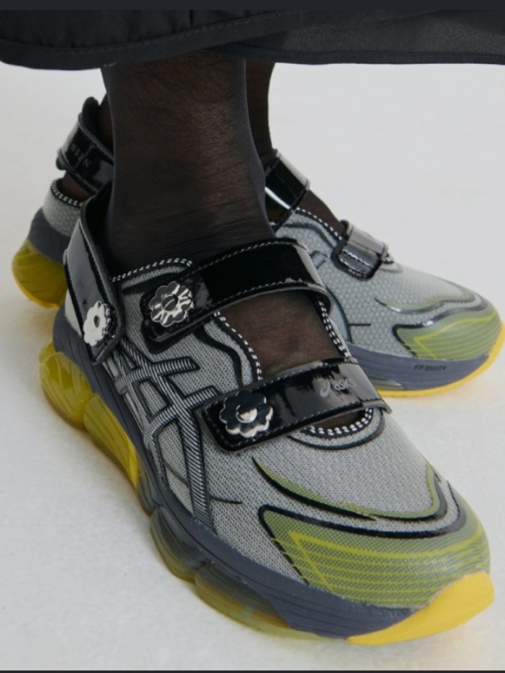 Asics x Cecilie Bahnsen Gel Quantum 360 8 ‘Silver Black Yellow’